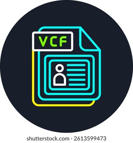 VCF Line Multi Colour Circle