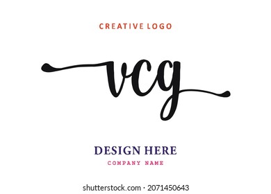 VCG lettering logo is simple, easy to understand and authoritative