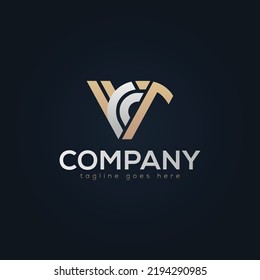 VCT Letter Monogram Logo Concept Design