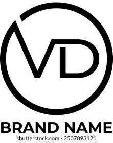 Vector de diseño de logotipo de círculo VD