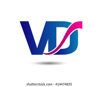 VD company linked letter logo
