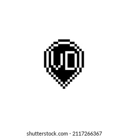VD creative letter logo design concept for sale in high quality professional design that will print well across any print media