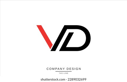 VD, DV, Abstract Letters Logo Monogram