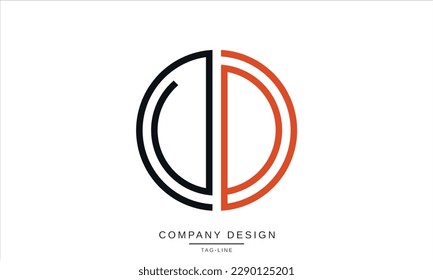 VD, DV, Abstract Letters Logo Monogram