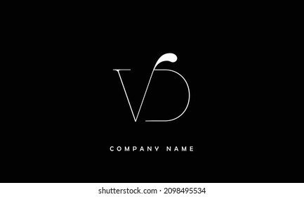 Monograma de las letras de los alfabetos VD, DV