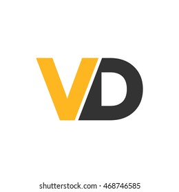 vd initial logo design
