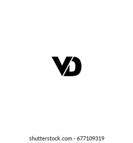 vd letter logo