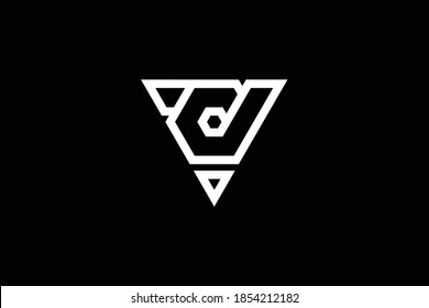 VD letter logo design on luxury background. DV monogram initials letter logo concept. VD icon design. DV elegant and Professional white color letter icon design on black background. D V
