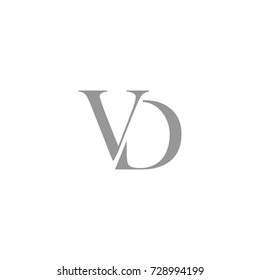 VD Letter Logo, Icon, Vector element design
