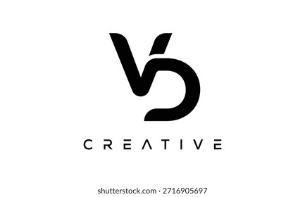 VD Letter Monogram Logo for Modern Creative Brand Identity