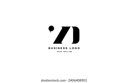 VD,D V, V, ,D Abstract Letters Logo Monogram