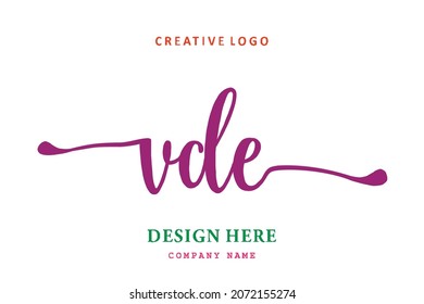 VDE lettering logo is simple, easy to understand and authoritative
