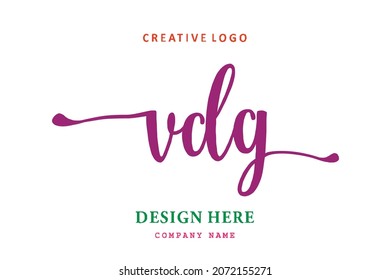 VDG lettering logo is simple, easy to understand and authoritative