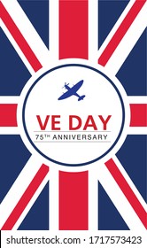 VE Day WW2 Anniversary 75th Logo
Spitfire