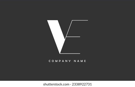 VE, EV Abstract Letters Logo Monogram