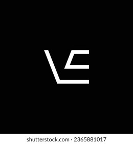 VE or EV abstract outstanding professional business awesome artistic branding company different colors illustration logo