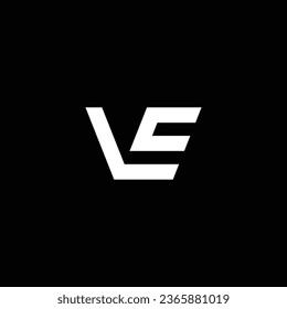 VE or EV abstract outstanding professional business awesome artistic branding company different colors illustration logo