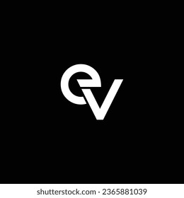 VE or EV abstract outstanding professional business awesome artistic branding company different colors illustration logo