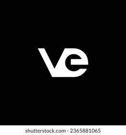 VE or EV abstract outstanding professional business awesome artistic branding company different colors illustration logo