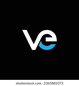 VE or EV abstract outstanding professional business awesome artistic branding company different colors illustration logo