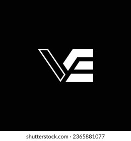 VE or EV abstract outstanding professional business awesome artistic branding company different colors illustration logo