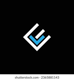 VE or EV abstract outstanding professional business awesome artistic branding company different colors illustration logo