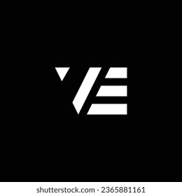 VE or EV abstract outstanding professional business awesome artistic branding company different colors illustration logo