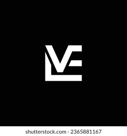 VE or EV abstract outstanding professional business awesome artistic branding company different colors illustration logo