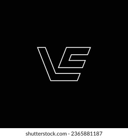 VE or EV abstract outstanding professional business awesome artistic branding company different colors illustration logo