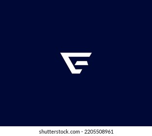 Plantilla de vectores de logotipo de carta Símbolo abstracto de monograma