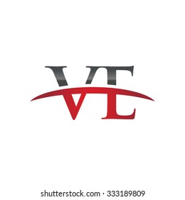 VE initial company red swoosh logo