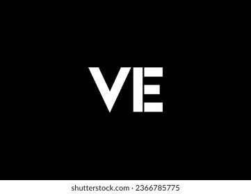 Logo-Design für VE-Buchstaben und Logo-Design für Monogramme
