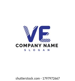 VE Letter Logo Design. VE Letter Logo Vector Illustration - Vector