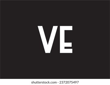 ve letter logo and monogram design