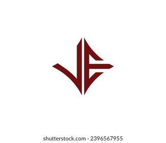 VE logo design vector template