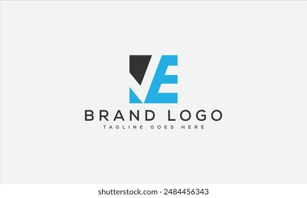 VE logo design vector template design for brand