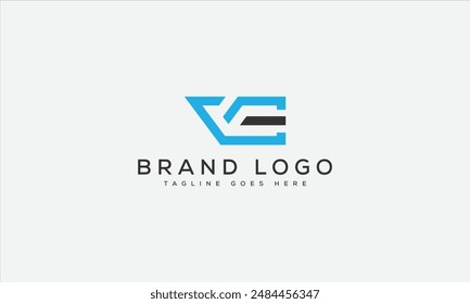 VE logo design vector template design for brand