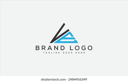 VE logo design vector template design for brand