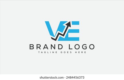 VE logo design vector template design for brand