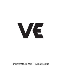 VE logo letter design 