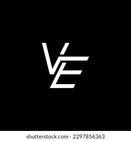 VE Logo, VE Monogram, Initial VE Logo, Letter VE Logo, Icon, Vector, Eps