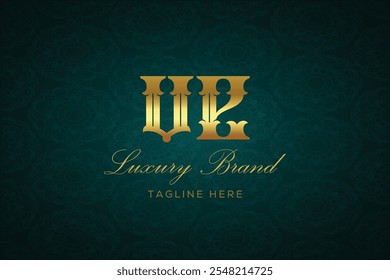 VE DESIGN DE LOGOTIPO DE CARTA DE LUXO. É um logotipo de monograma de letras de luxo, este logotipo é feito pela combinação de duas letras