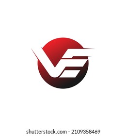 VE Red and black logo