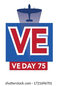 VE VJ Day WW2 victory poster logo symbol