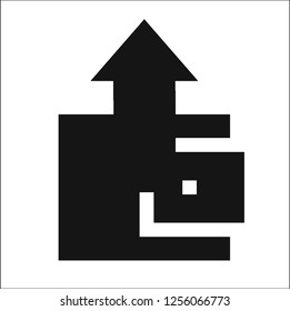 veb internet arrow vector icon