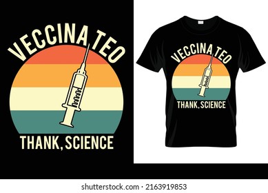 Veccina Teo Thank, Science T shirt Design