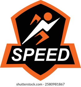 Vecctor illustration of speed logo template for sport team and gaming team