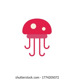 vecor icon ocean life sea animal species illustration jellyfish