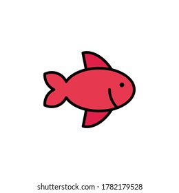 vecor icon ocean life sea animal species illustration fish