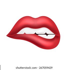 Vecor lips illustration
